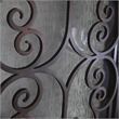 KaMic Polyurethane Swing Door with Right-Hand Double Inward in Espresso
