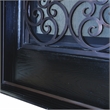 KaMic Polyurethane Swing Door with Right-Hand Double Inward in Espresso