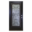 KaMic Polyurethane Swing Door with Right-Hand Double Inward in Espresso