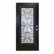 KaMic Polyurethane Swing Door with Right-Hand Double Inward in Espresso