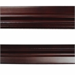 KaMic Polyurethane Swing Door with Right-Hand Double Inward in Dark Walnut