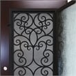 KaMic Polyurethane Swing Door with Right-Hand Double Inward in Dark Walnut