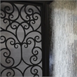KaMic Polyurethane Swing Door with Right-Hand Double Inward in Dark Walnut