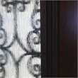 KaMic Polyurethane Swing Door with Left-Hand Double Inward in Dark Walnut