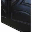 KaMic Polyurethane Swing Exterior Door with Left-Hand Double Inward in Espresso