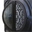 KaMic Polyurethane Swing Exterior Door with Left-Hand Double Inward in Espresso