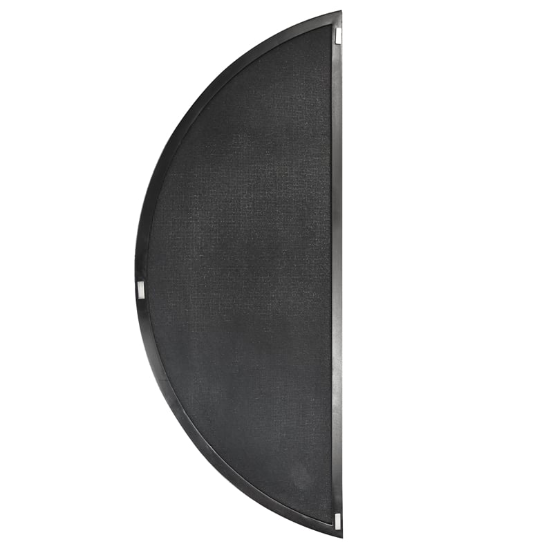 KaMic Polyurethane Swing Exterior Door with Left-Hand Double Inward in Espresso