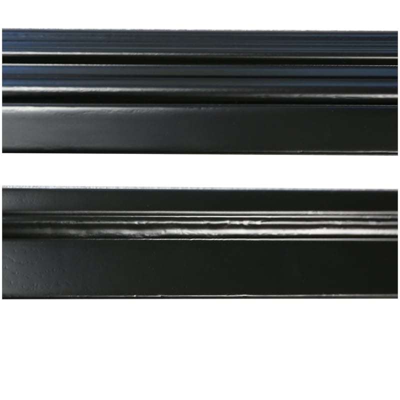 KaMic Polyurethane Swing Exterior Door with Left-Hand Double Inward in Espresso