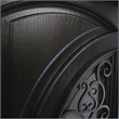 KaMic Polyurethane Swing Exterior Door with Left-Hand Double Inward in Espresso
