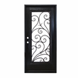 KaMic Polyurethane Swing Door with Right-Hand Single Inward in Espresso