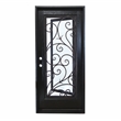 KaMic Polyurethane Swing Door with Right-Hand Single Inward in Espresso