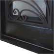 KaMic Polyurethane Swing Door with Left-Hand Single Inward in Espresso