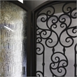 KaMic Polyurethane Swing Exterior Door with Right-Hand Single Inward in Espresso