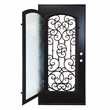 KaMic Polyurethane Swing Exterior Door with Right-Hand Single Inward in Espresso