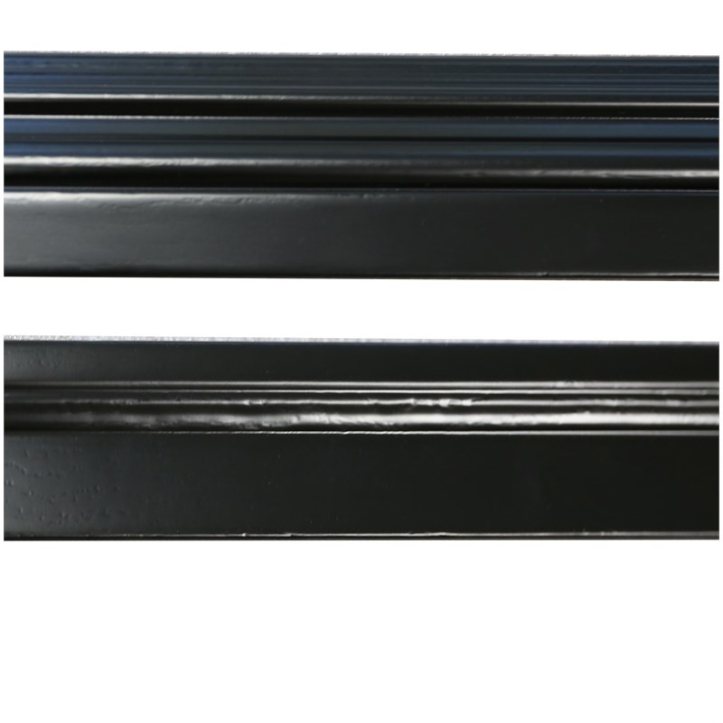 KaMic Polyurethane Swing Exterior Door with Left-Hand Single Inward in Espresso