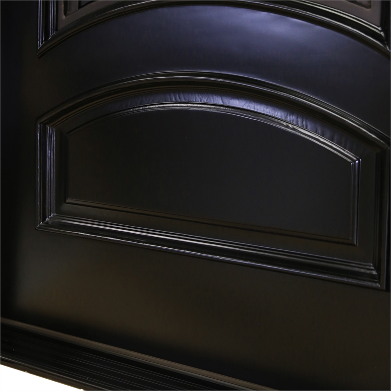 KaMic Polyurethane Swing Door with Right-Hand Single Inward in Espresso