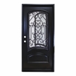 KaMic Polyurethane Swing Door with Right-Hand Single Inward in Espresso
