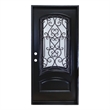 KaMic Polyurethane Swing Door with Right-Hand Single Inward in Espresso
