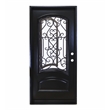 KaMic Polyurethane Swing Door with Left-Hand Single Inward in Espresso