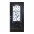 KaMic Polyurethane Swing Door with Left-Hand Single Inward in Espresso