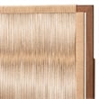 bali & pari Holitz Walnut Brown Finished Bayur Wood Queen Size Headboard