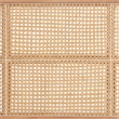 bali & pari Lainer Brown Finished Bayur Wood and Rattan Queen Size Headboard