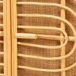 bali & pari Ovalet 2-Door Modern Rattan Sideboard in Natural Brown
