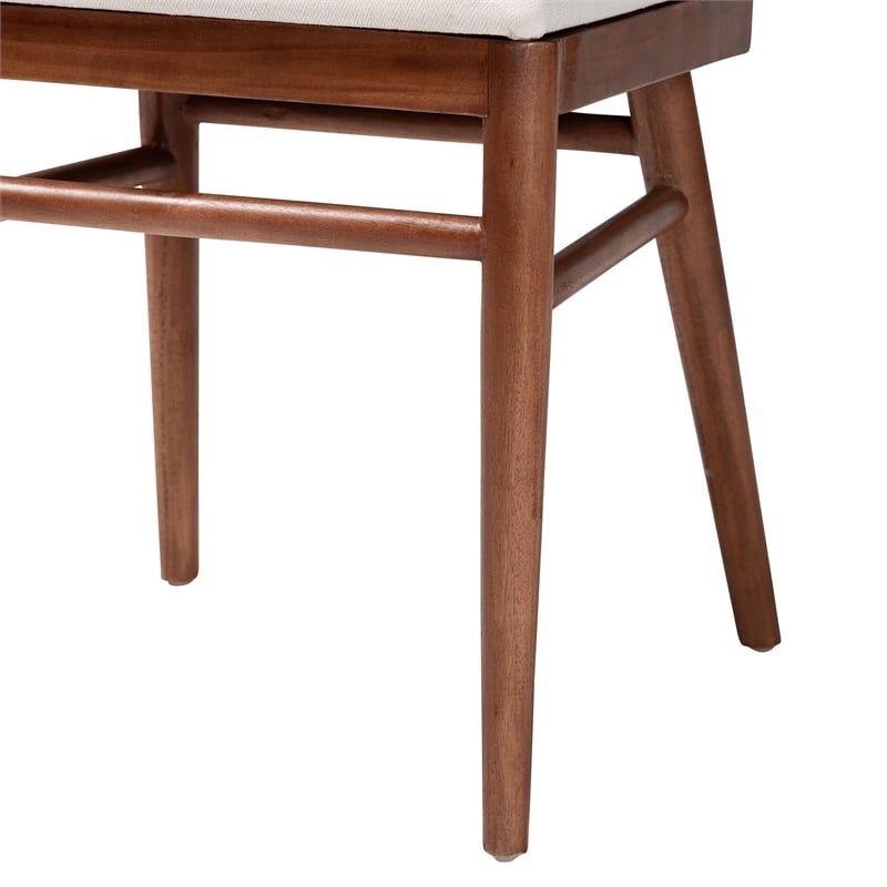 bali & pari Denver Acacia Wood & Seagrass Dining Chair in Brown