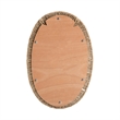 bali & pari Elwyn Metal & Seagrass Accent Wall Mirror in Natural Brown