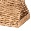 bali & pari Pelleas 2-Shelf Seagrass & Metal End Table in Natural Brown