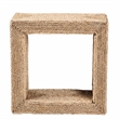 bali & pari Adonica 1-Shelf Seagrass & Wood End Table in Natural Brown