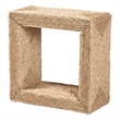 bali & pari Adonica 1-Shelf Seagrass & Wood End Table in Natural Brown