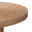bali & pari Bistra Round Seagrass & Wood Dining Table in Natural Brown