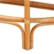 bali & pari Wakana Modern Bohemian Natural Brown Rattan Console Table