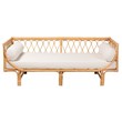bali & pari Davida Modern Bohemian Natural Brown Rattan Daybed