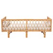 bali & pari Davida Modern Bohemian Natural Brown Rattan Daybed