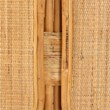 bali & pari Gowan Natural Brown Rattan Queen Size Standalone Headboard
