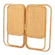 bali & pari Gowan Natural Brown Rattan Queen Size Standalone Headboard