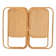 bali & pari Gowan Natural Brown Rattan King Size Standalone Headboard