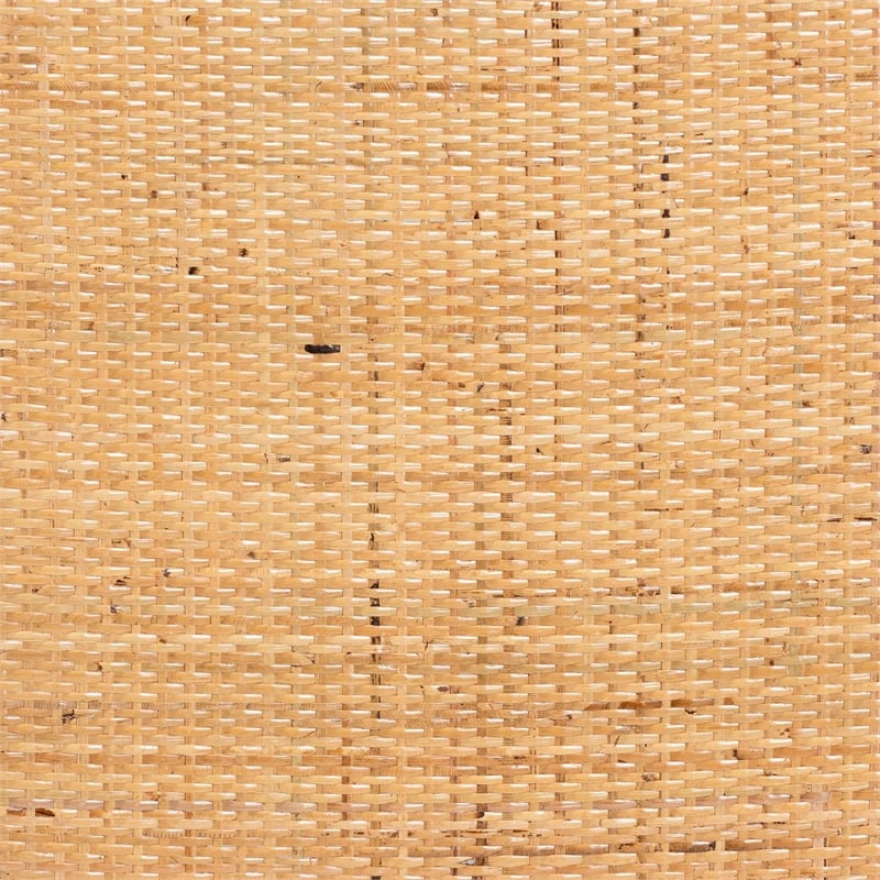 bali & pari Ramsey Black and Brown Rattan King Size Standalone Headboard