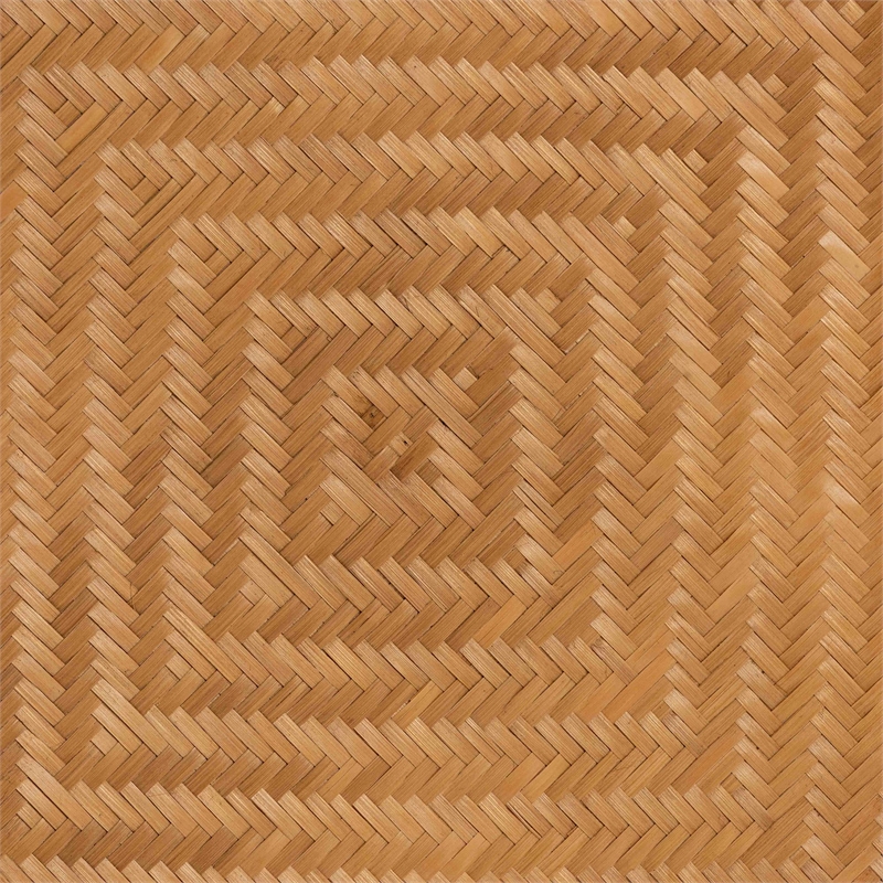 bali & pari Phoenix Modern Bohemian Light Honey Rattan Coffee Table
