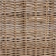 bali & pari Raisa Natural Kubu Rattan and Gray Acacia Wood Accent Bench