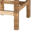bali & pari Anfield Bohemian Natural Seagrass and Mahogany Wood Counter Stool