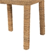 bali & pari Anfield Bohemian Natural Seagrass and Mahogany Wood Dining Chair