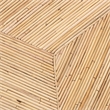 bali & pari Bella Bohemian Natural Rattan and Mahogany Wood Coffee Table
