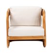bali & pari Corsa Modern Bohemian Natural Rattan Arm Chair