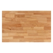 bali & pari Denver Natural Seagrass and Acacia Wood 4-Piece Dining Nook Set