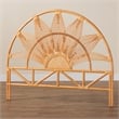 bali & pari Jasmine Bohemian Natural Rattan King Size Standalone Headboard