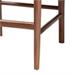 bali & pari Maryland Bohemian Natural Rattan and Acacia Wood Counter Stool