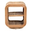 bali & pari Bethari Bohemian Natural Rattan Nightstand